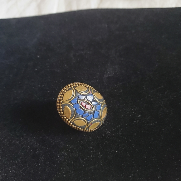 Vintage Antique Ring - Blue - Picture 3 of 11
